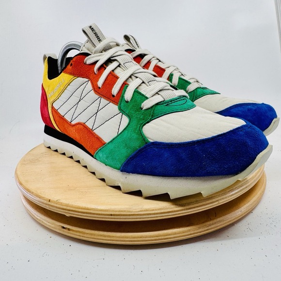 Merrell Alpine 83 Sneakers Men's 9 Multicolor Suede Retro Shoes Colorful - Picture 3 of 7